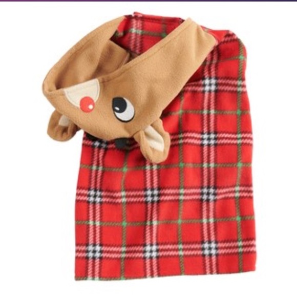 Dog Costume Rudolph The Red Nose Reindeer - Picture 2 of 2